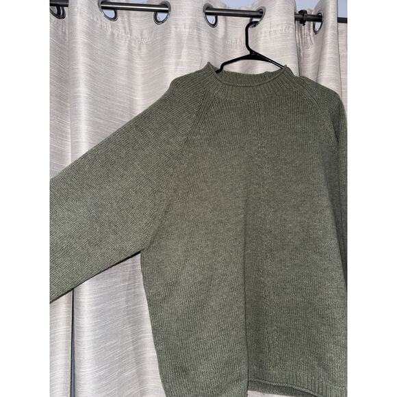 Woolrich olive green mock neck olive green sweater size men's 2xl - Picture 4 of 4